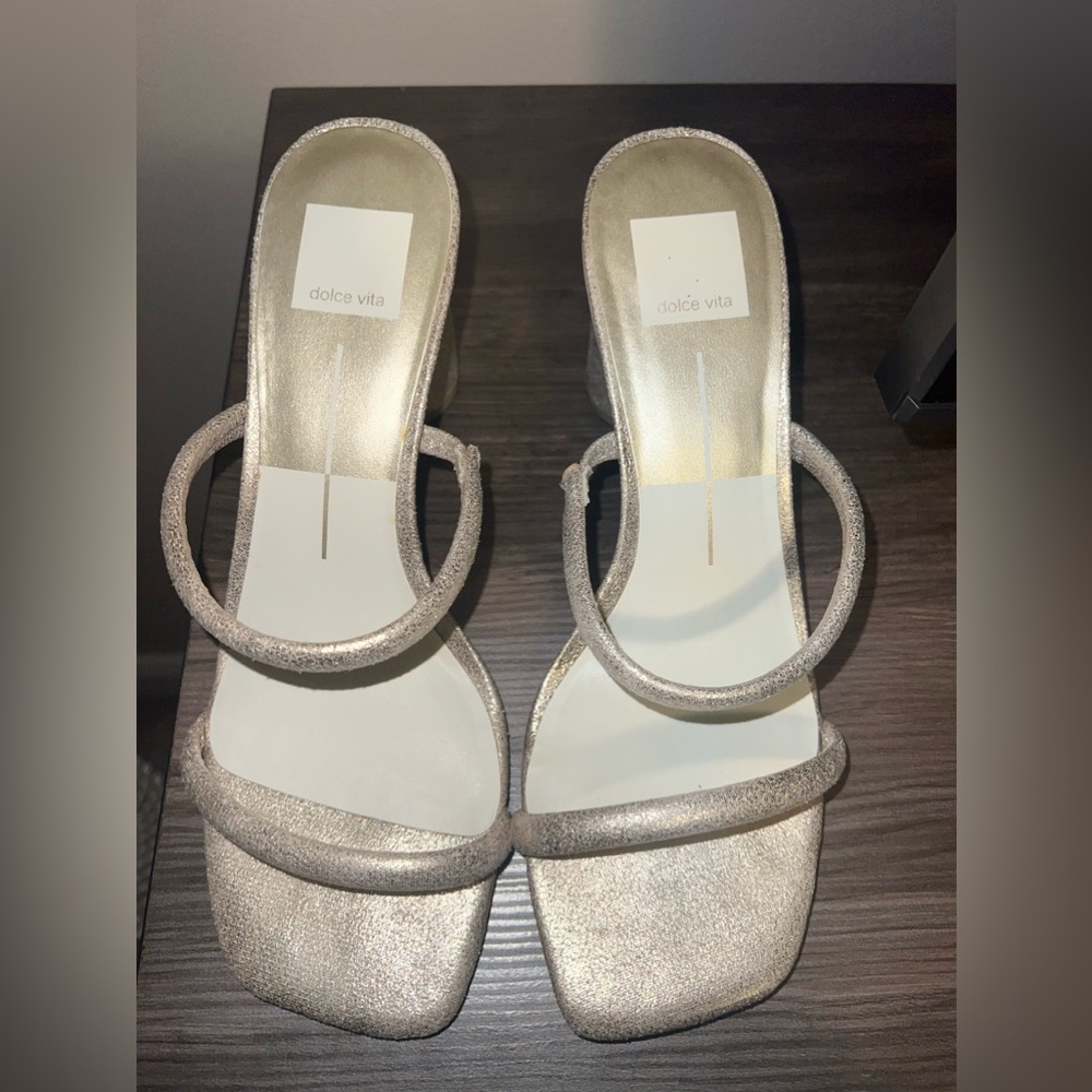 Dolce Vita Gold Sandals size 8